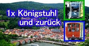 「 Heidelberger Bergbahnen - Einmal Königstuhl und zurück 」