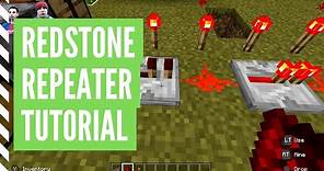 How To Make A REDSTONE REPEATER (Minecraft Redstone Repeater Tutorial)