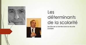 L'analyse de Pierre Bourdieu et de Raymond Boudon