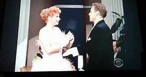 I Love Lucy-Lucy dancing with Van Johnson in color