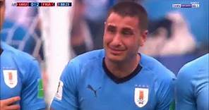 Uruguay vs. Francia: José María Giménez lloró a cinco minutos del final