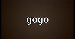 Gogo Meaning