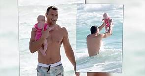 Wladimir Klitschko Takes Daughter Kaya to Miami Beach