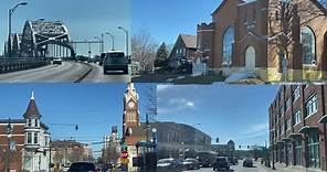 Driving Around The City Of Rock Island Illinois