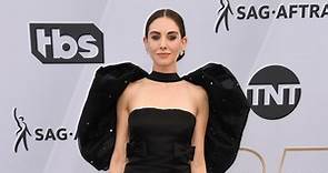 Alison Brie Turns Heads in Dramatic Winged Gown at 2019 SAG Awards