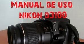 Manual de uso Nikon D3100