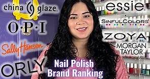Ranking Major Nail Polish Brands from WORST to BEST! - Janixa - Nail Lacquer Therapy