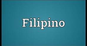 Filipino Meaning