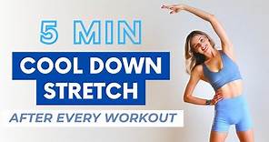 SIMPLE 5 MIN COOL DOWN | Do this after every workout!