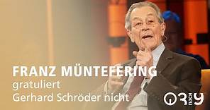 Klare Worte von SPD-Urgestein Franz Müntefering // 3nach9