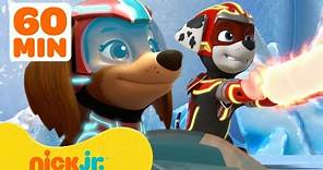 PAW Patrol Mighty Pups Use Their Super Powers! w/ Liberty & Marshall | 1 Hour Compilation | Nick Jr.