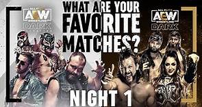 Night 1: What are your Favorite AEW Dark & Elevation Matches? Over 3 Hours of Action! | 10/13/21