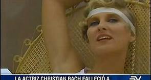 Murió la actriz argentina Christian Bach a los 59 años