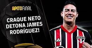 Craque Neto detona James Rodríguez: "Não merece vestir a camisa do São Paulo"