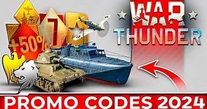 Code for WAR THUNDER 🎁 Free golden Eagles, Premium, Vehicles for new players🎁 2024