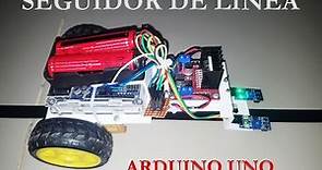 ROBOT SEGUIDOR DE LINEA - ARDUINO UNO - PROYECTO COMPLETO
