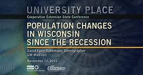 Population Changes in Wisconsin Since the Recession | University Place