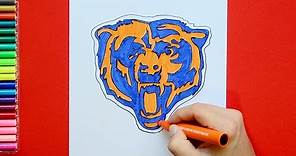 How to draw the Chicago Bears Logo (NFL Team)