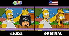 4kids Censorship in The Simpsons Part 3