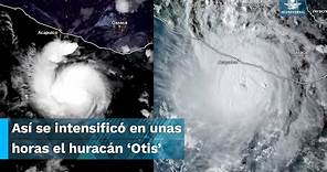 Así se vio el huracán ‘Otis’ desde el espacio