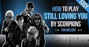 Como Tocar Still Loving You do Scorpions - TABLATURA