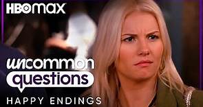 Elisha Cuthbert & The Cast Of Happy Endings Answer Uncommon Questions | HBO Max