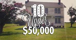 10 Ultra-Cheap Fixer Upper Houses for Sale for Under $50,000
