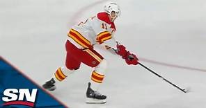 Mikael Backlund Scores A Breakaway Goal Just 20 Seconds In