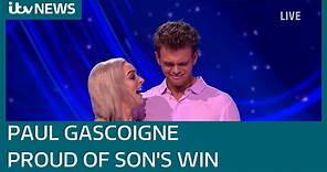 Paul Gascoigne emotional as son Regan wins Dancing on Ice final | ITV News