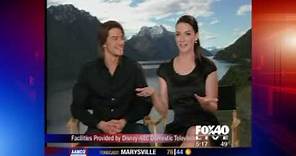 Craig Horner & Bridget Regan on Fox 40 Morning News