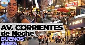 La AVENIDA CORRIENTES se DESPIERTA A LA NOCHE