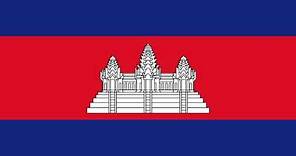 Bandera e Himno Nacional de Camboya - Flag and National Anthem of Cambodia