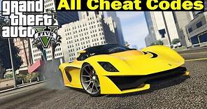 GTA 5 cheat codes for PC | All cheat codes for gta 5 | Part 1