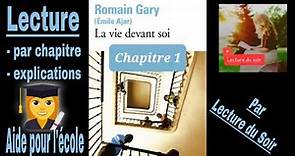 1- La Vie Devant Soi - Romain Gary - lecture du chapitre 1