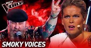 Raspy Voices Blind Auditions on The Voice | Top 10