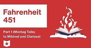 Fahrenheit 451 | Part 1 (Montag Talks to Mildred and Clarisse) | Summary & Analysis | Ray Bradbury