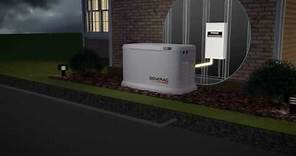 Generac Guardian Series Air-Cooled Standby Generator - 9 kW (LP)/8 kW (NG), 100 Amp Transfer Switch,