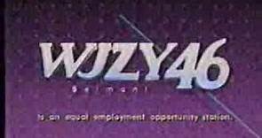 WJZY-TV Ch. 46, Belmont/Charlotte, NC Sign-Off from Summer 1989