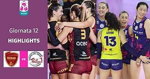 Roma - Scandicci | Highlights | 12^ Giornata Campionato 23/24 | Lega Volley Femminile