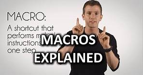 What is a Macro as Fast As Possible