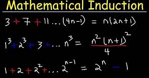 Mathematical Induction Practice Problems