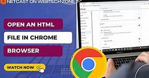 How to Open an HTML File in Chrome Browser