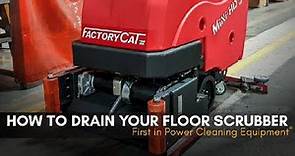How to Drain Your Floor Scrubber | Bortek Industries, Inc.