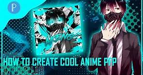 How to create Cool Anime Profile photo in Pixellab ✔FREE Template | Pixellab