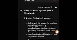 How To Use Digital Coupons At Piggly Wiggly