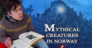 Norwegian trolls, myths and scary creatures from folktale