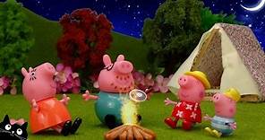 Peppa Pig y George se van de Camping con la Caravana - Vídeos de Juguetes Peppa Pig