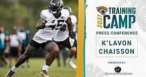 "I'm making tremendous progress" | K'Lavon Chaisson Media Availability | Jacksonville Jaguars