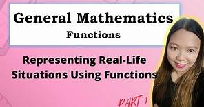 FUNCTIONS| Representing Real-Life Situations Using Functions| @LoveMATHTV