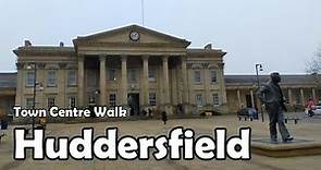 Huddersfield Town Centre Walk【4K】| Let's Walk 2021